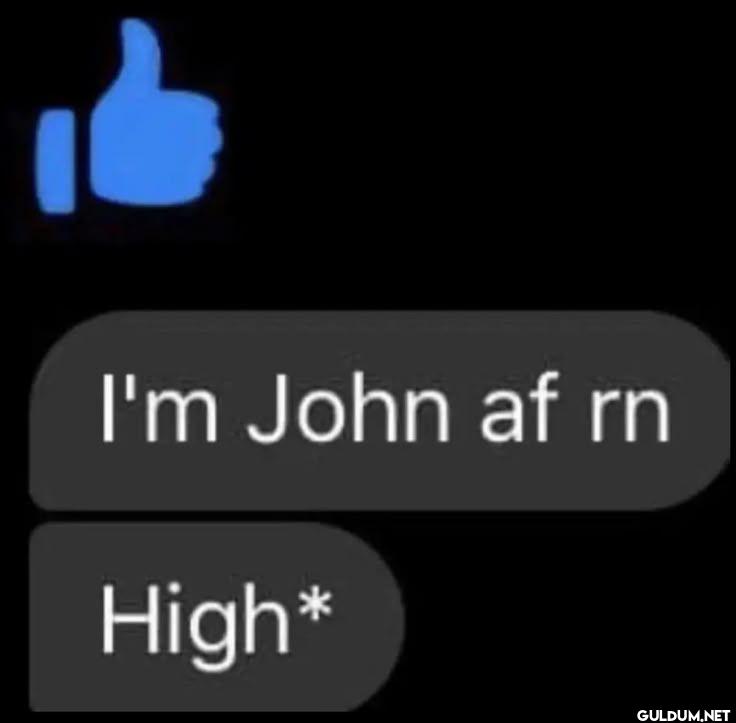 I'm John af rn High