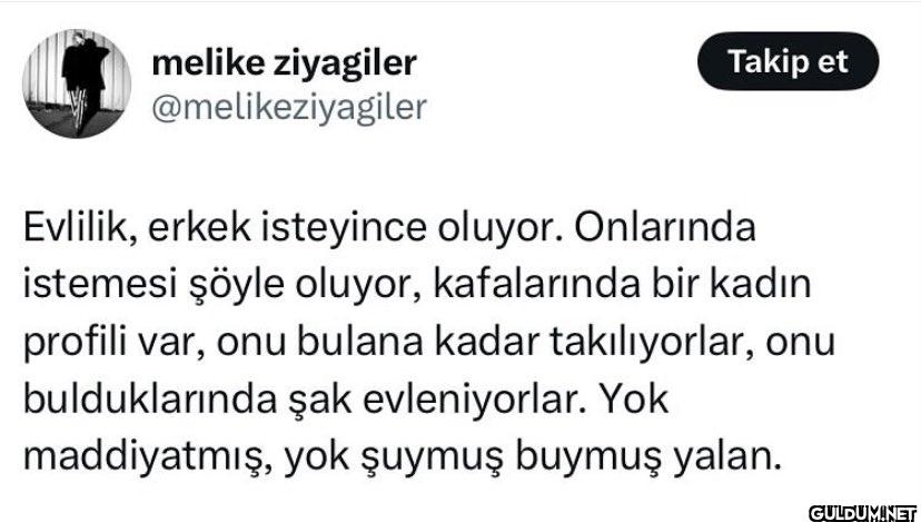 Takip et Evlilik, erkek...