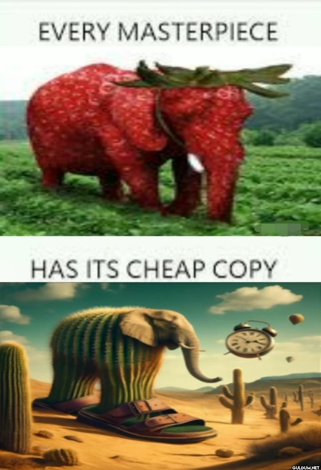 EVERY MASTERPIECE HAS ITS...