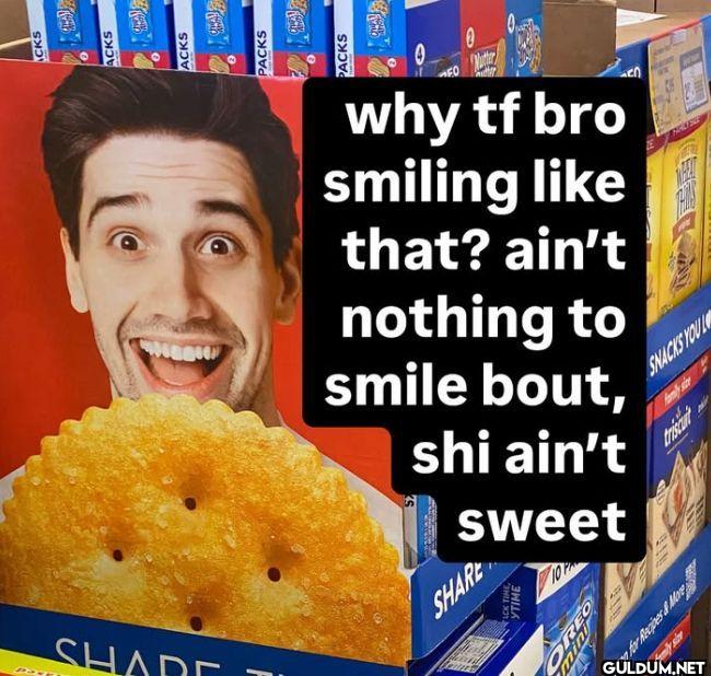 why tf bro smiling that?...