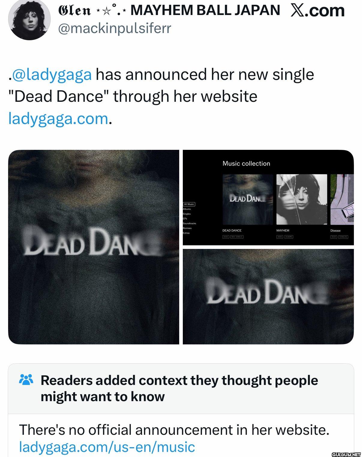 No official announcement  ...