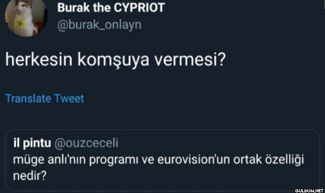 herkesin komşuya vermesi?...