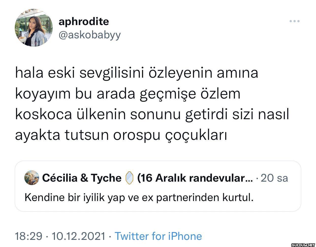 hala eski sevgilisini...