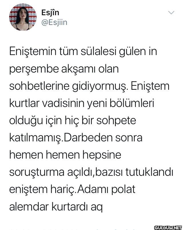 Eniştemin tüm sülalesi...