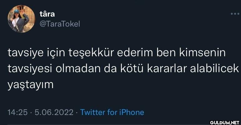 tavsiye için teşekkür...