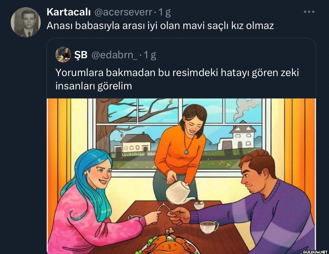1g Anası babasıyla arası...