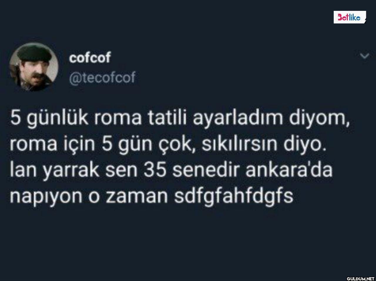 5 günlük roma tatili...