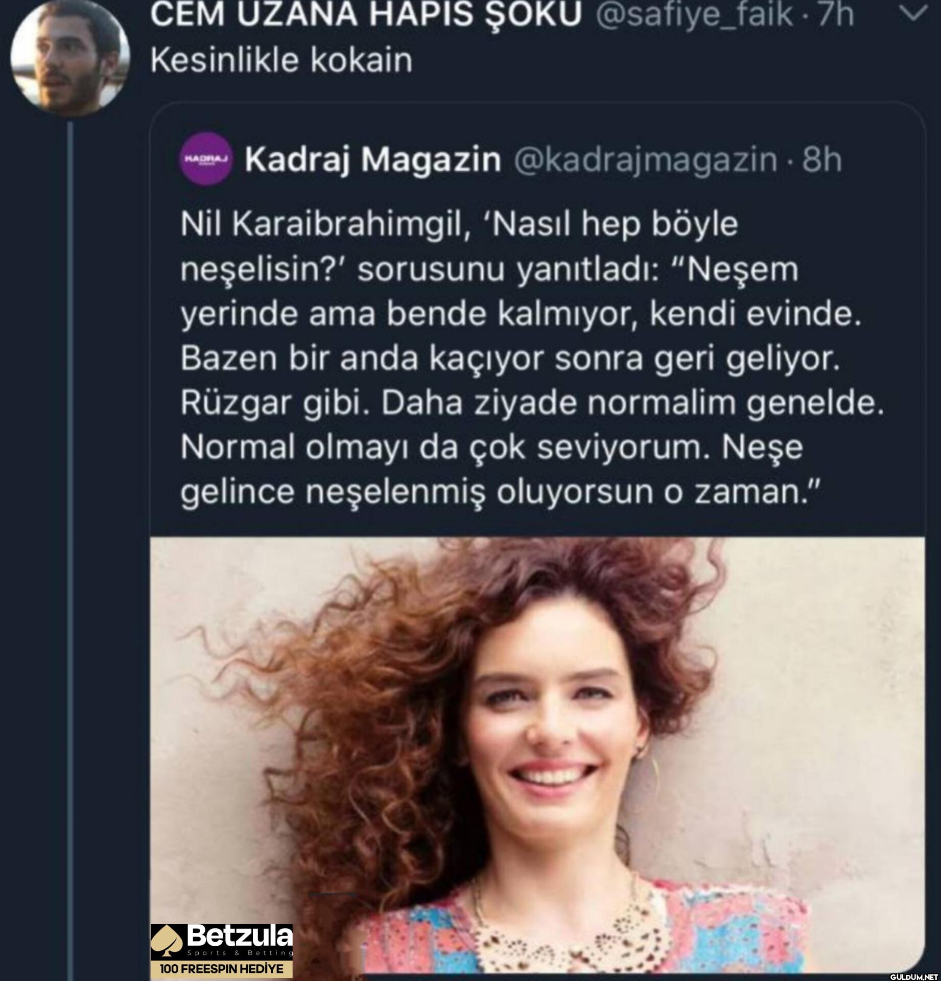 .7h Kesinlikle kokain...