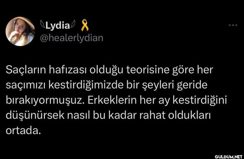 Saçların hafızası olduğu...