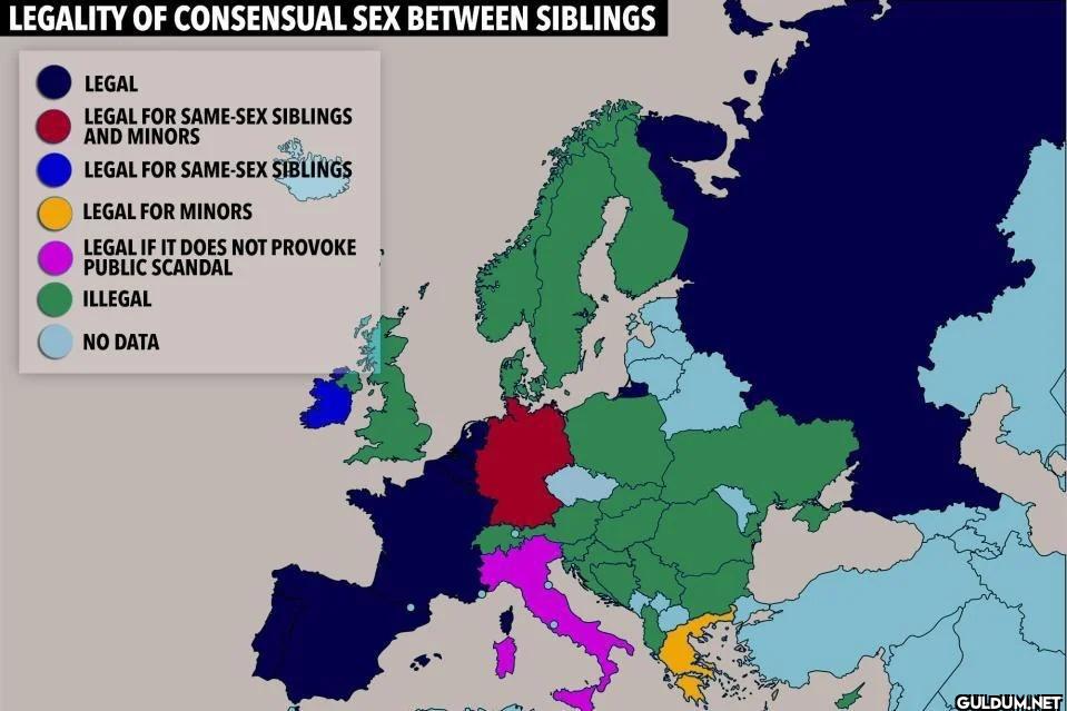 Legality of consensual sex...