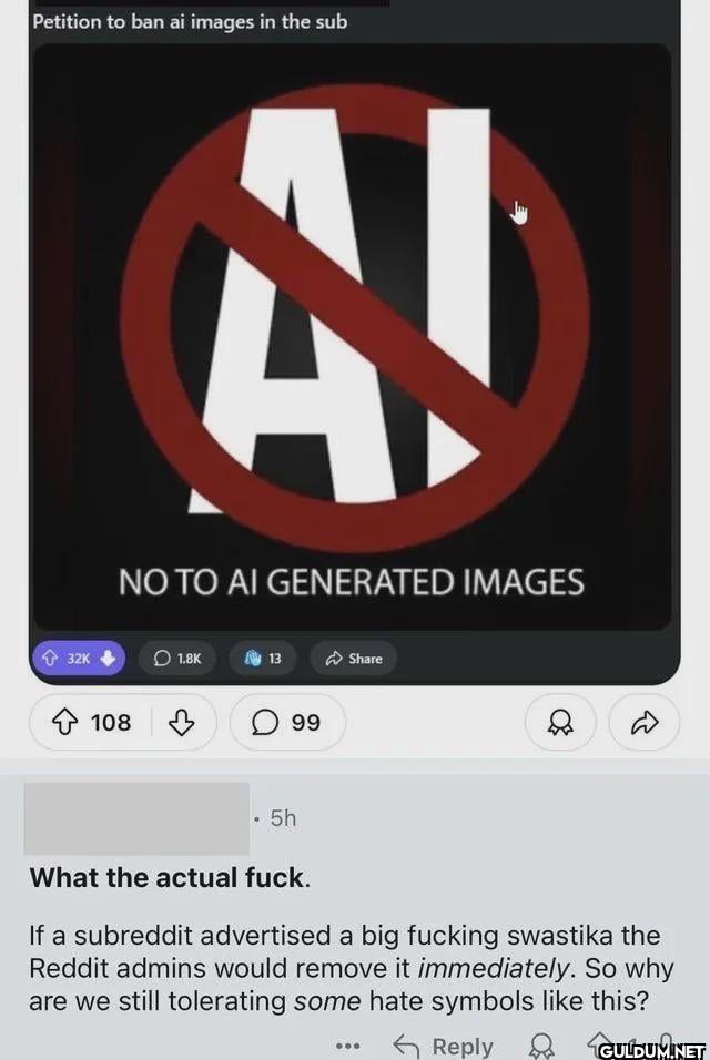 Petition to ban ai images...