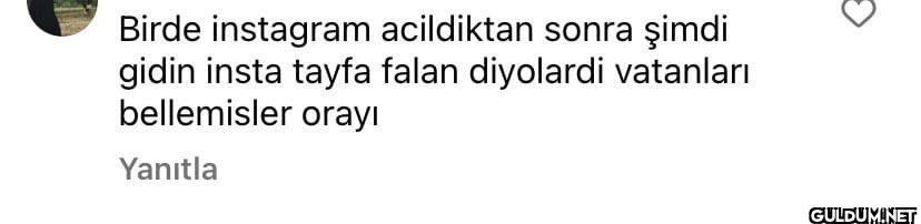 insta açıldıktan sonra...