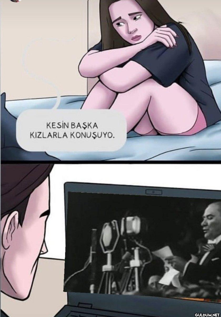 KESİN BAŞKA KIZLARLA KONUŞUYO.
