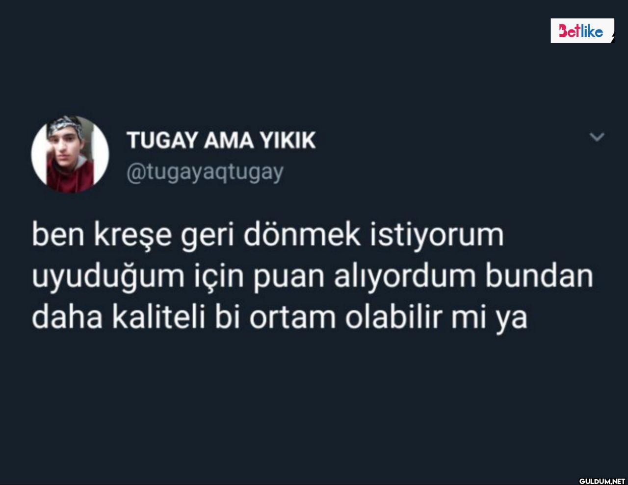 ben kreşe geri dönmek...