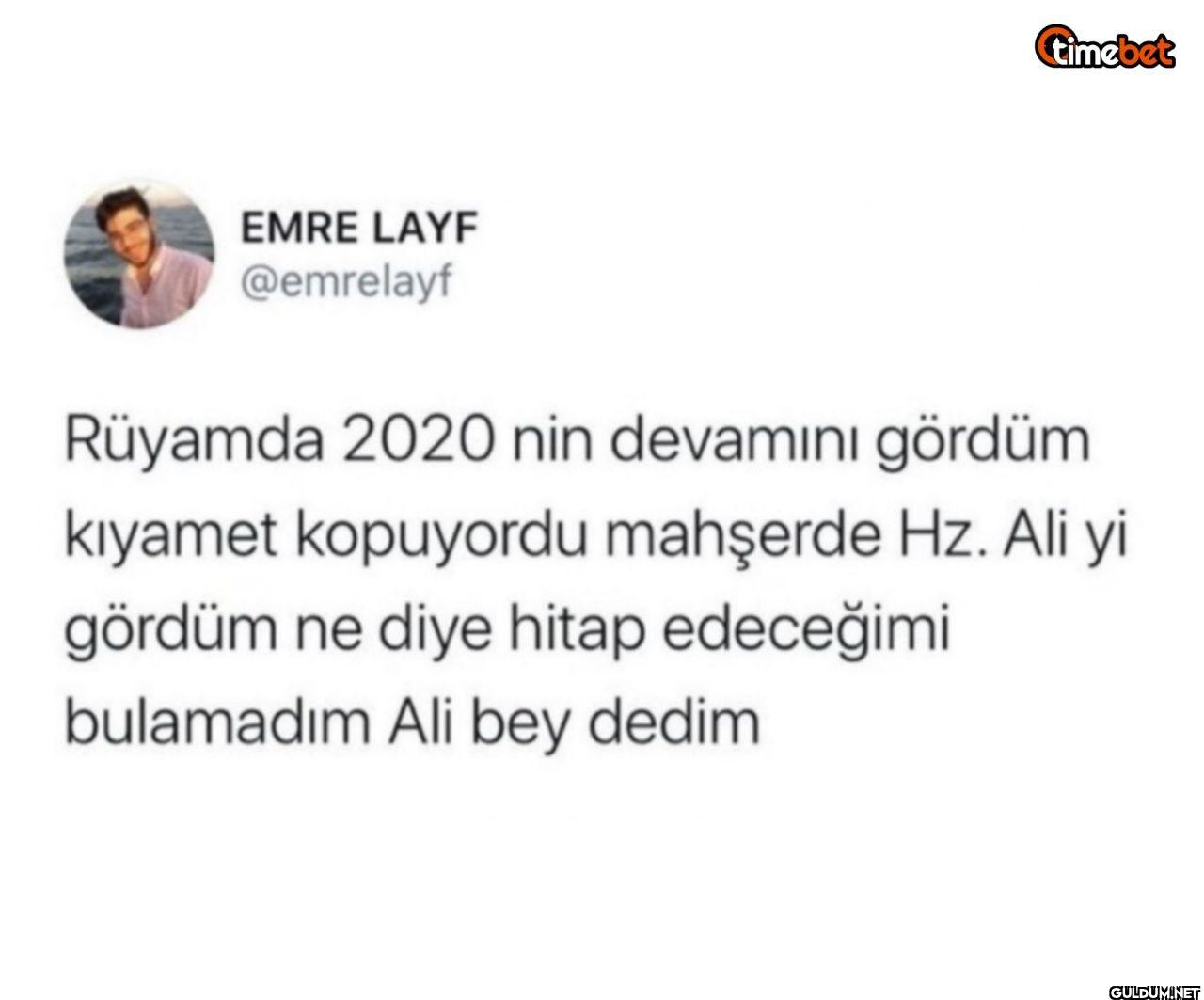 Rüyamda 2020 nin devamını...