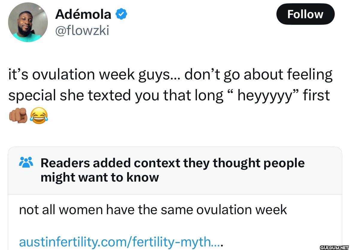 Follow it's ovulation week...