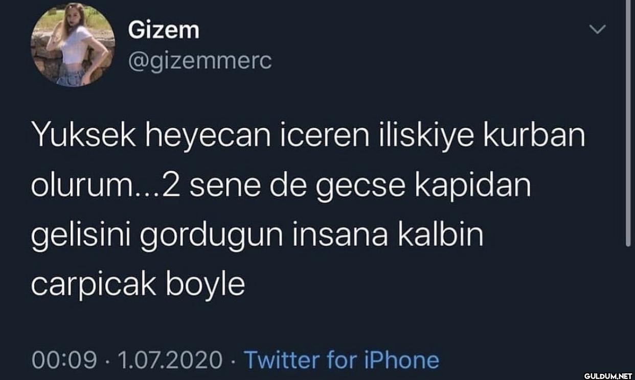 Yuksek heyecan iceren...