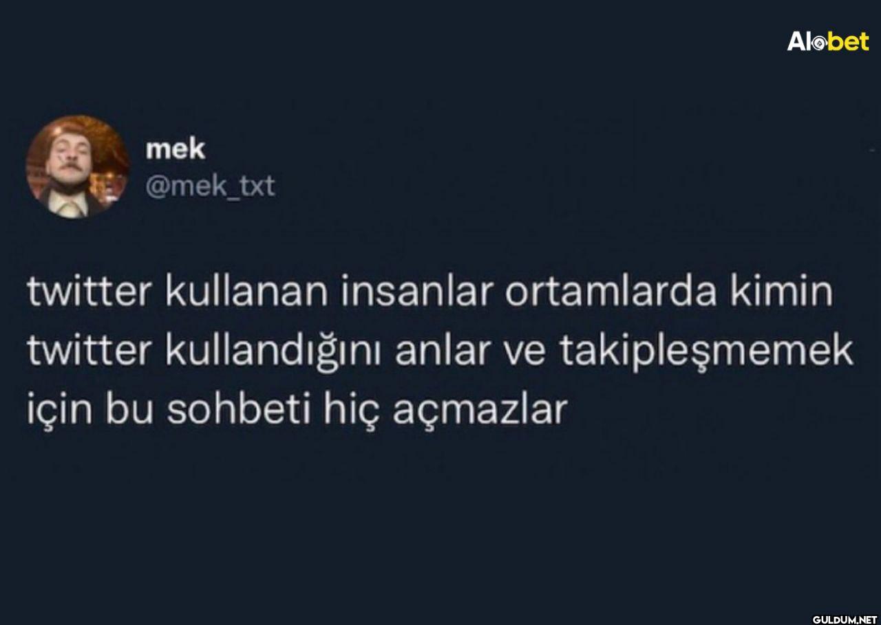 twitter kullanan insanlar...