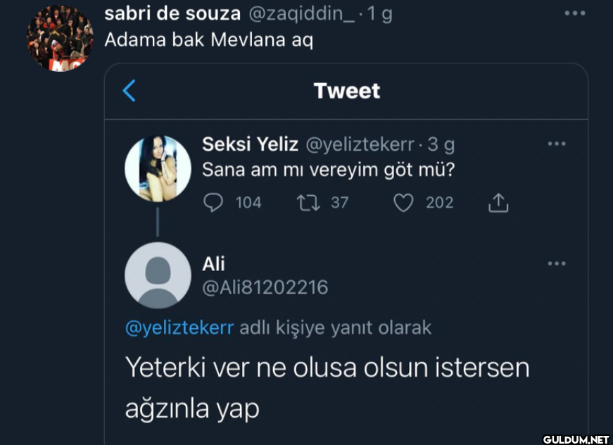 Adama bak Mevlana aq Tweet...
