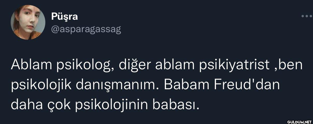 Ablam psikolog, diğer...