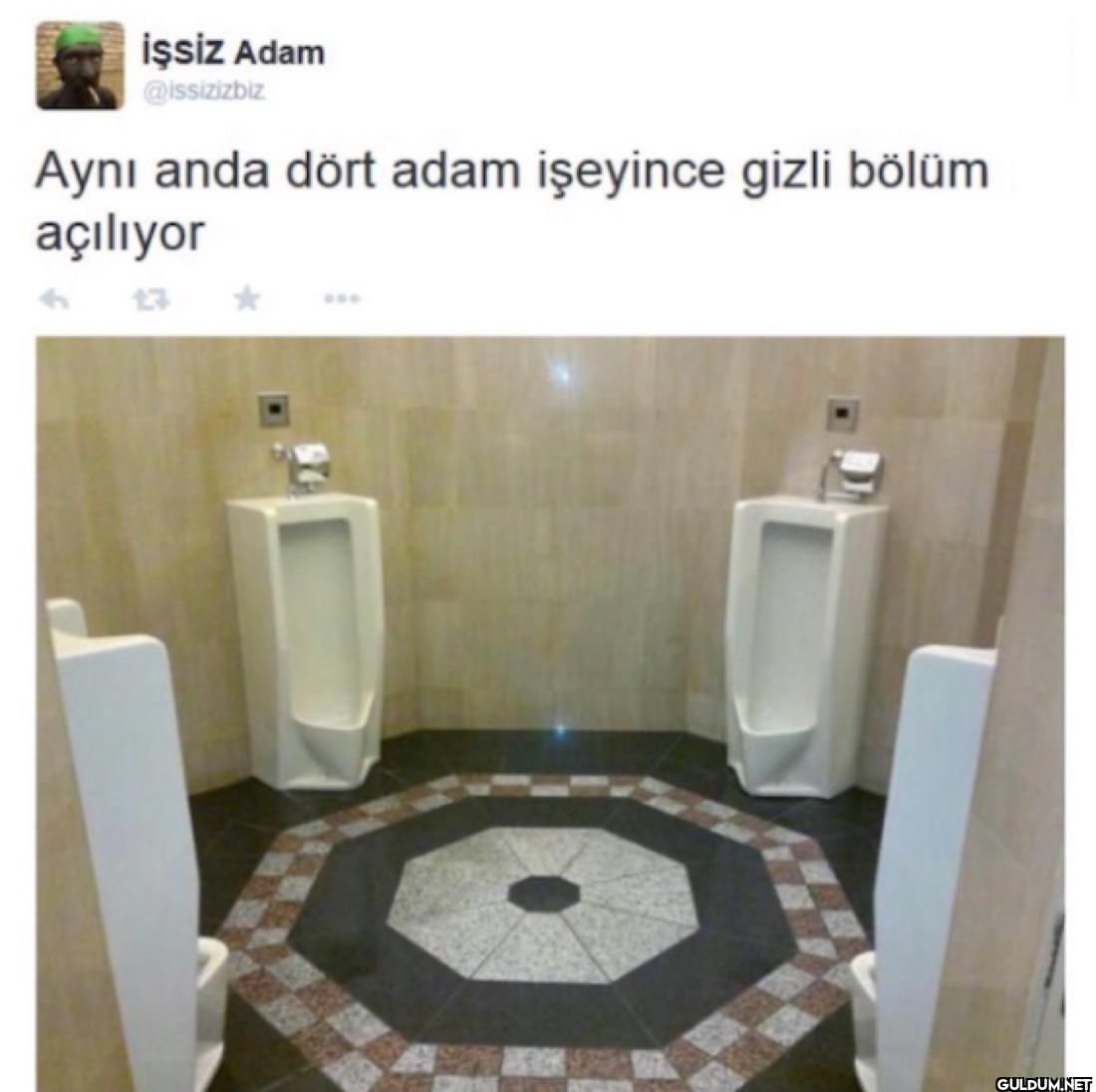 Aynı anda dört adam...