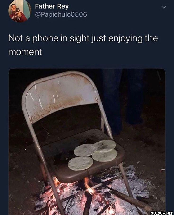 Not a phone in sight just...