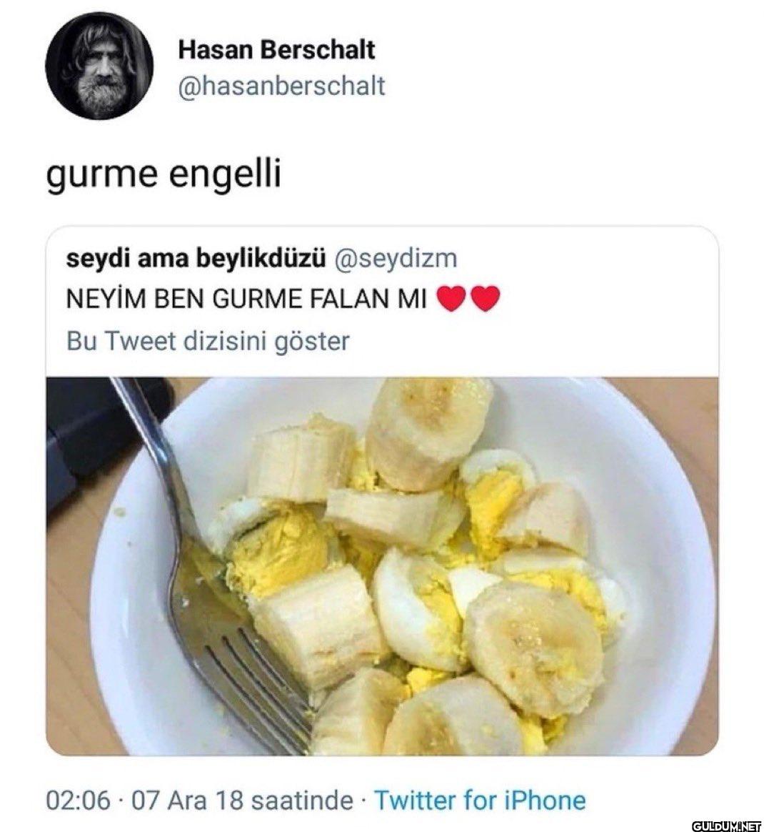 gurme engelli seydi ama...