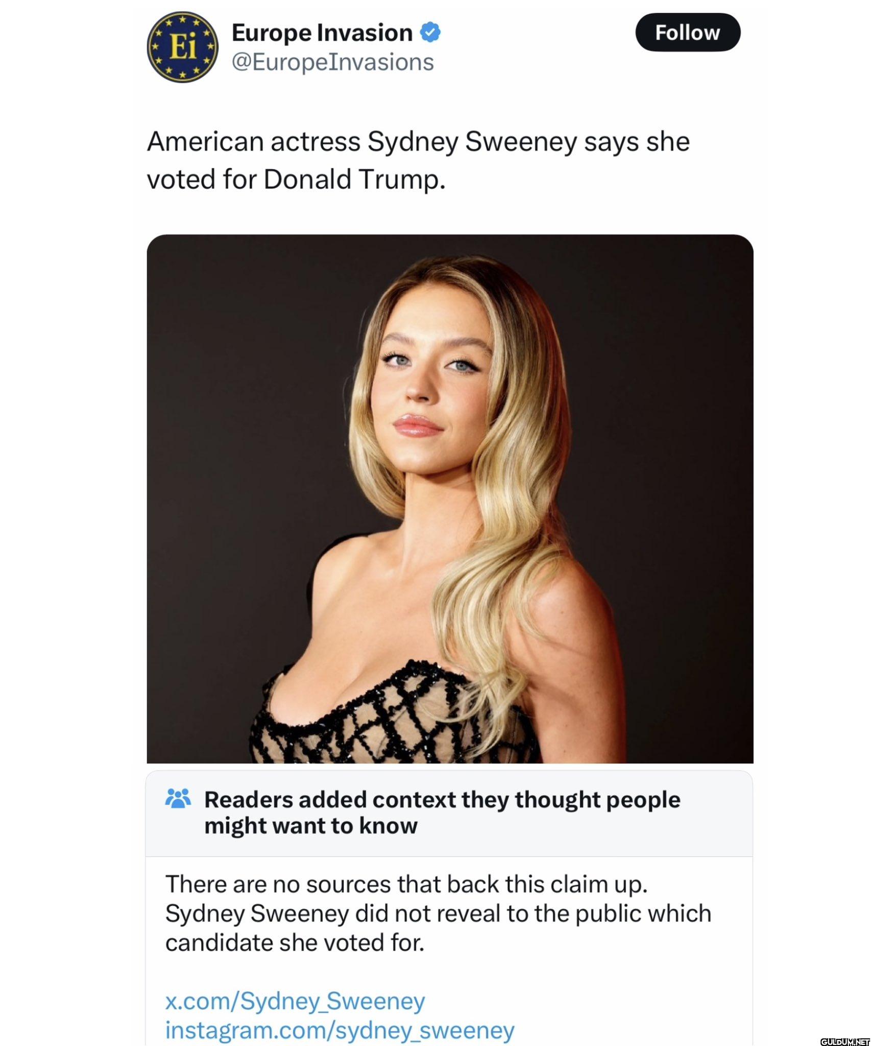 Follow American actress...