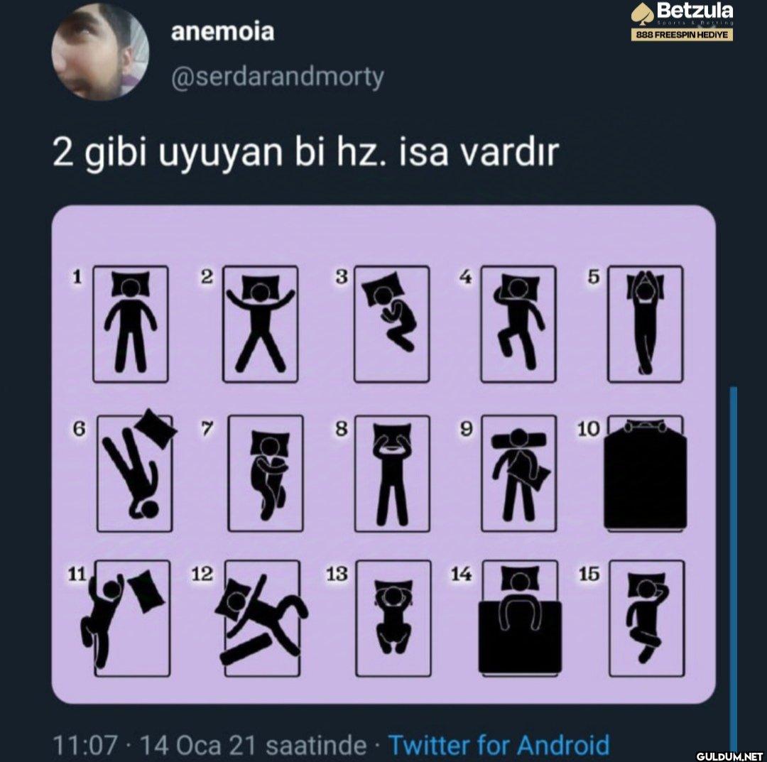 2 gibi uyuyan bi hz. isa...