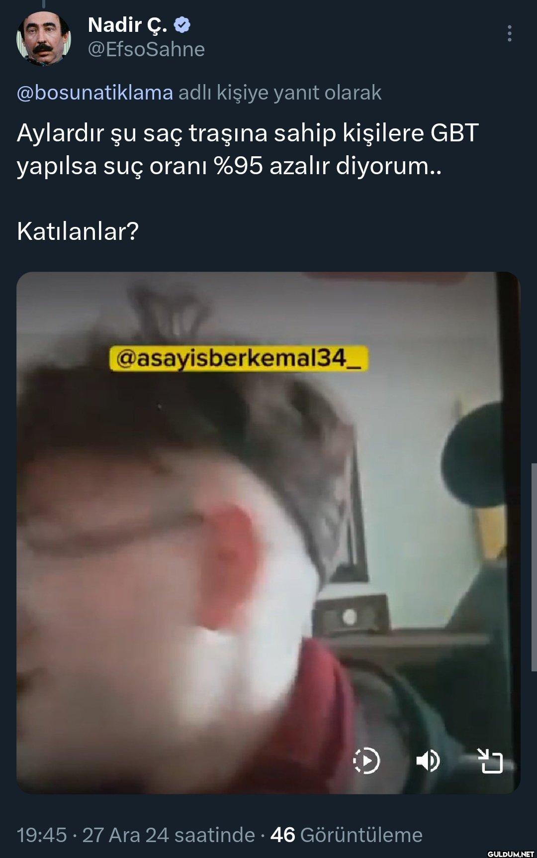 Gün gelecek Nadir demişti,...