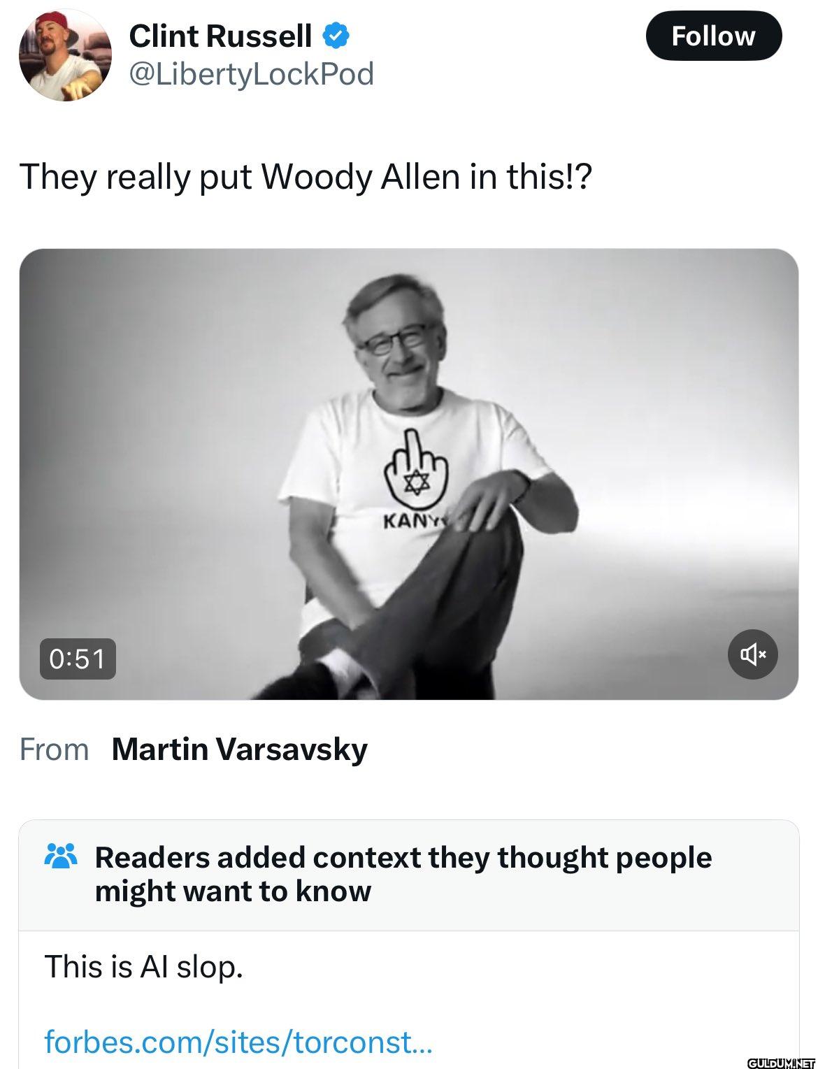 They really put Woody...