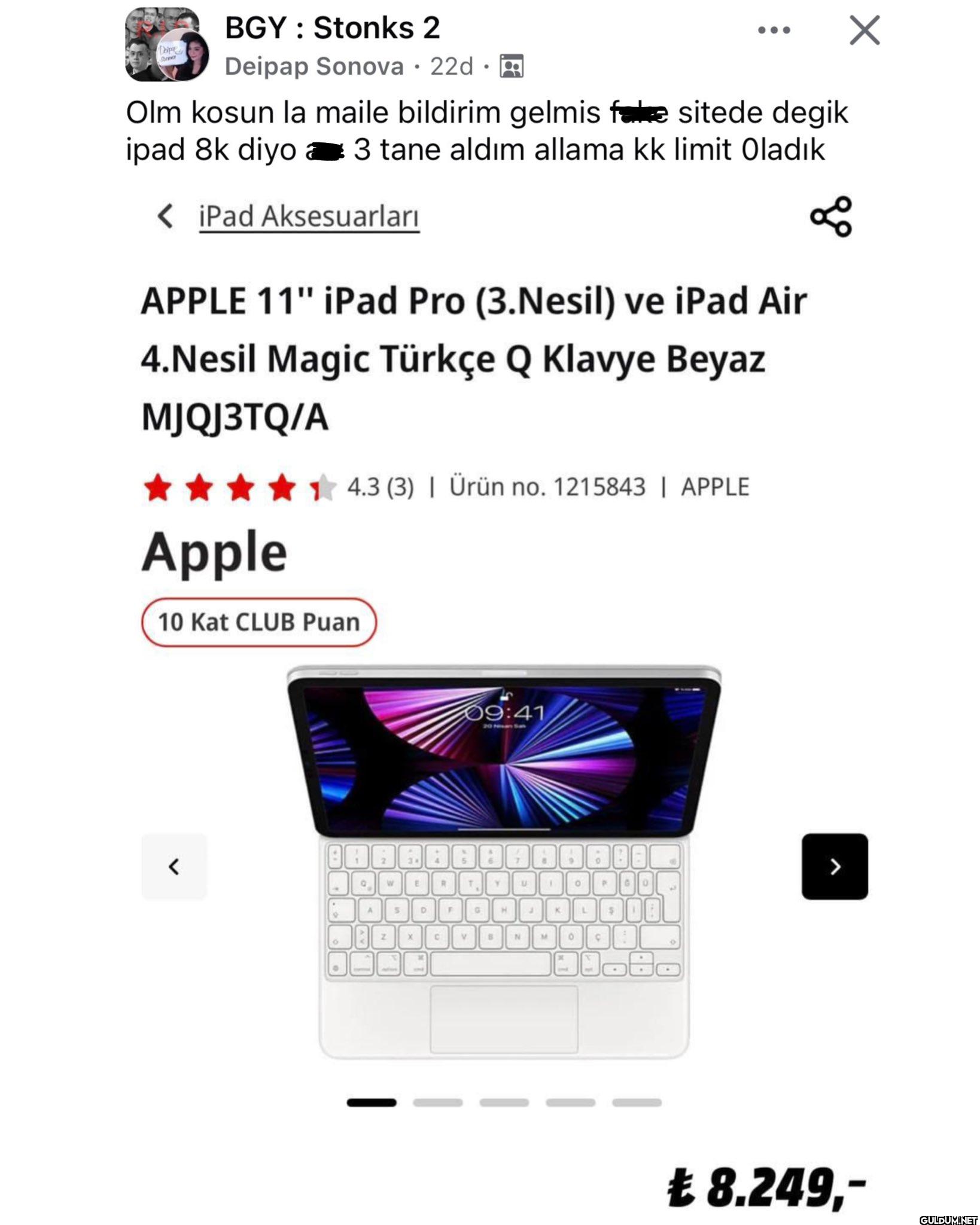 SADECE KLAVYEYE 8000...