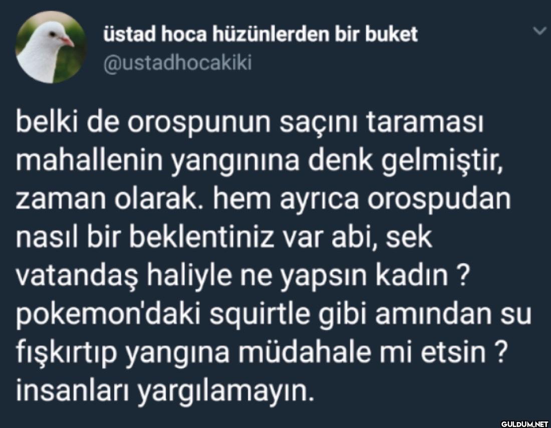 > üstad hoca hüzünlerden...