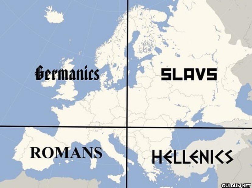 The 4 Europes.   ...