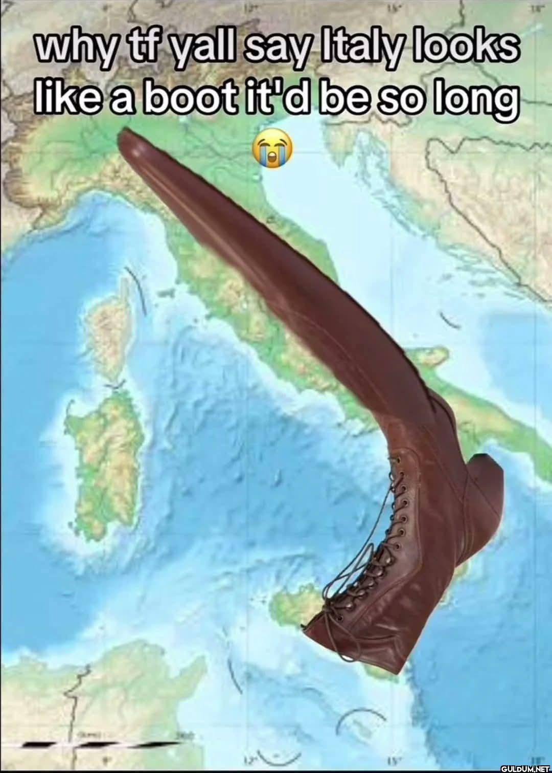 why tf yall say Italy...