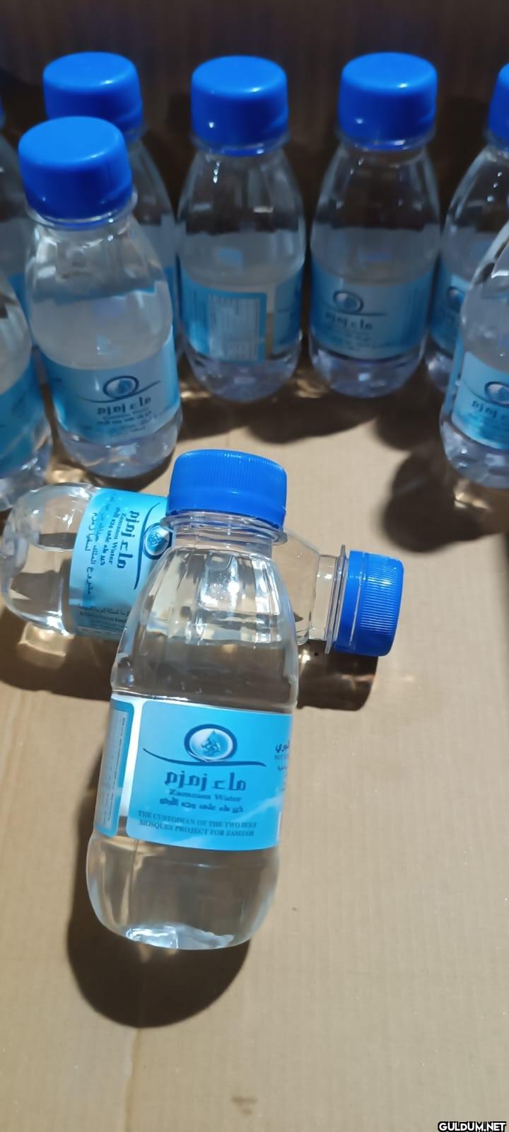 Mekke'den zemzem suyu alıp...