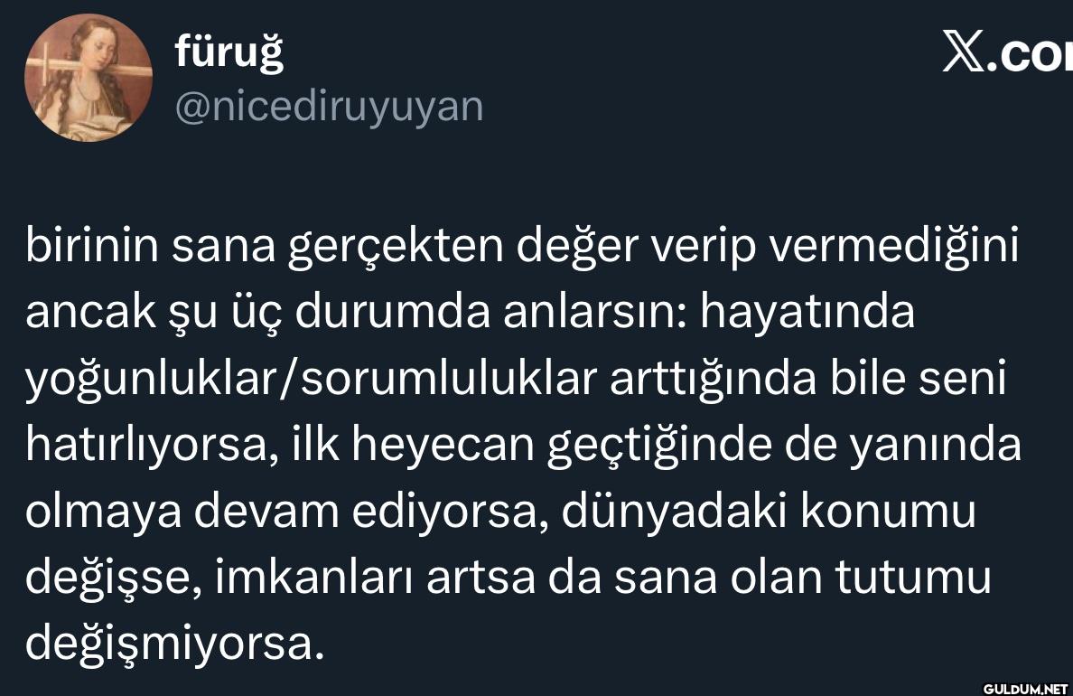 X.co birinin sana...