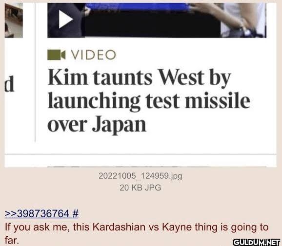 d VIDEO Kim taunts West by...