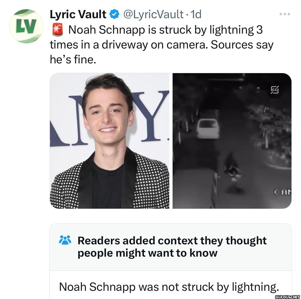 1d LV Noah Schnapp is...