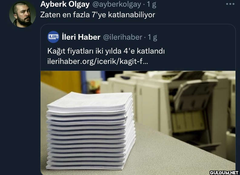 1g Zaten en fazla 7'ye...