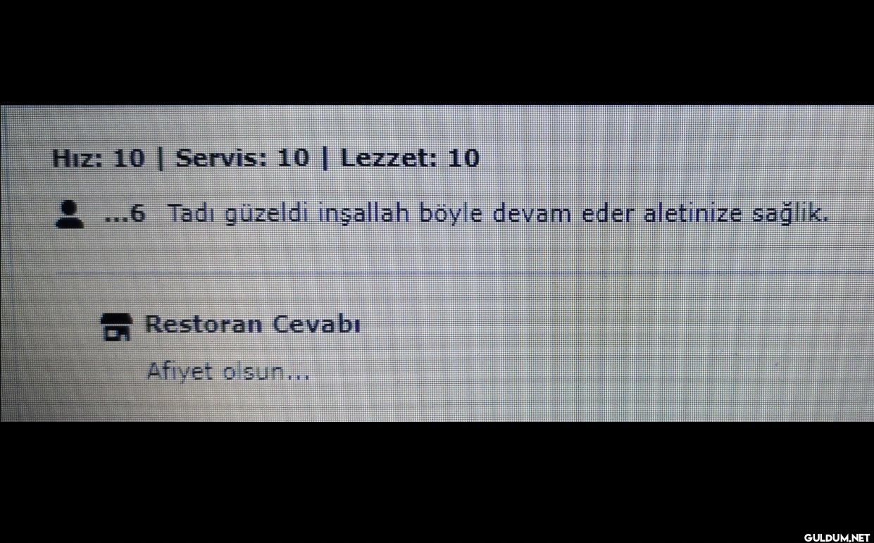 Hız: 10 | Servis: 10 |...