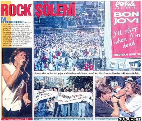 Bon Jovi konserine ait...