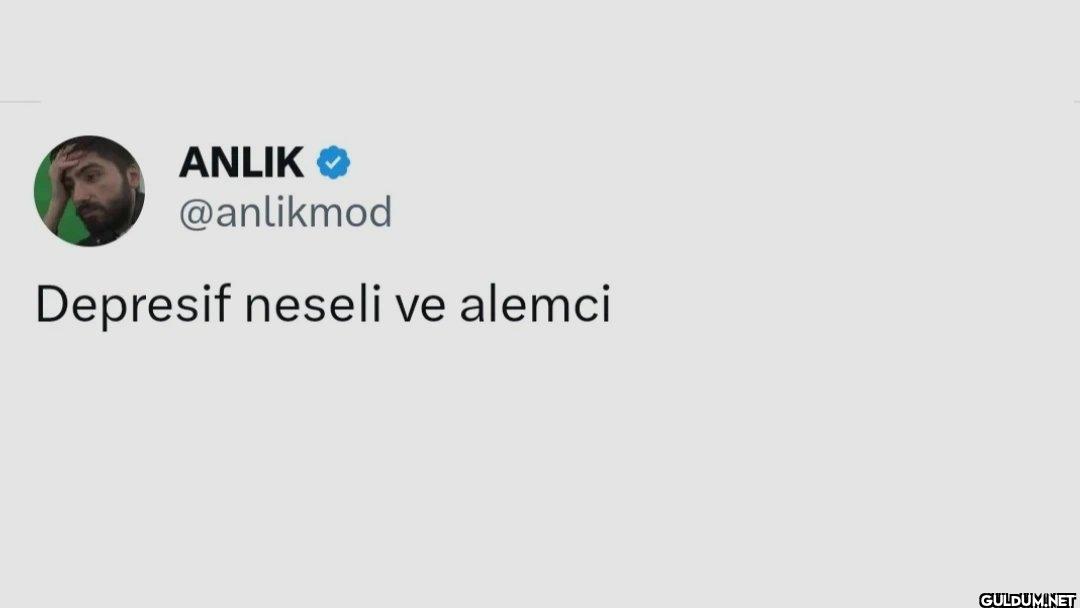 Depresif neseli ve alemci