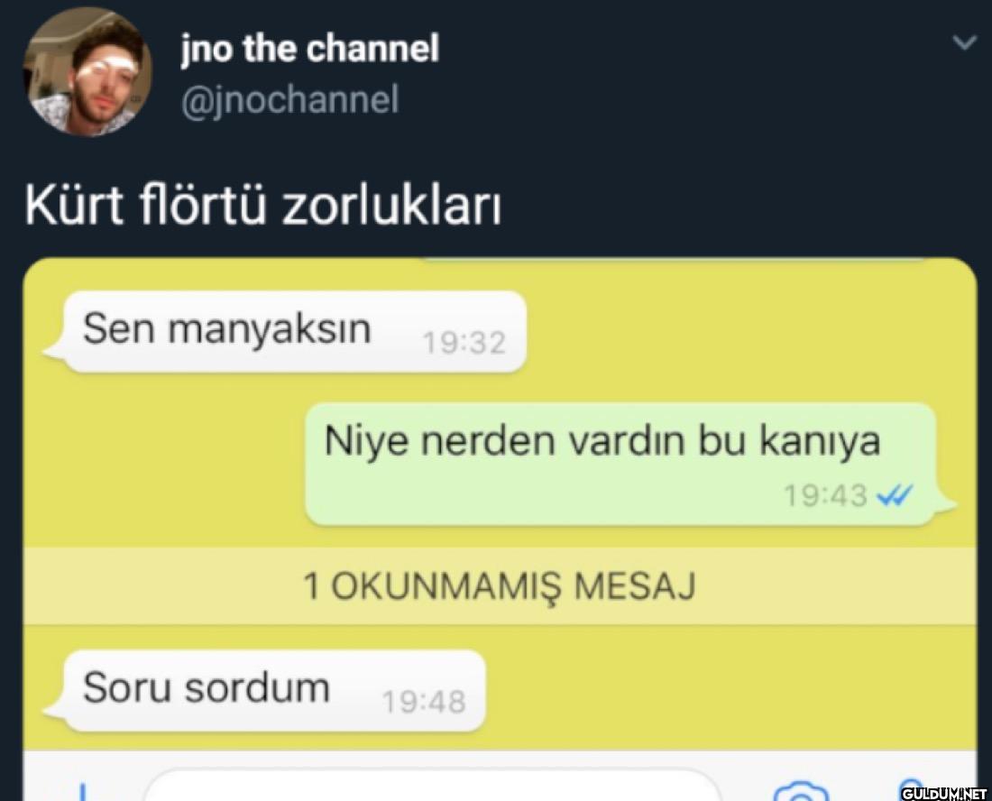 Kürt flörtü zorlukları Sen...