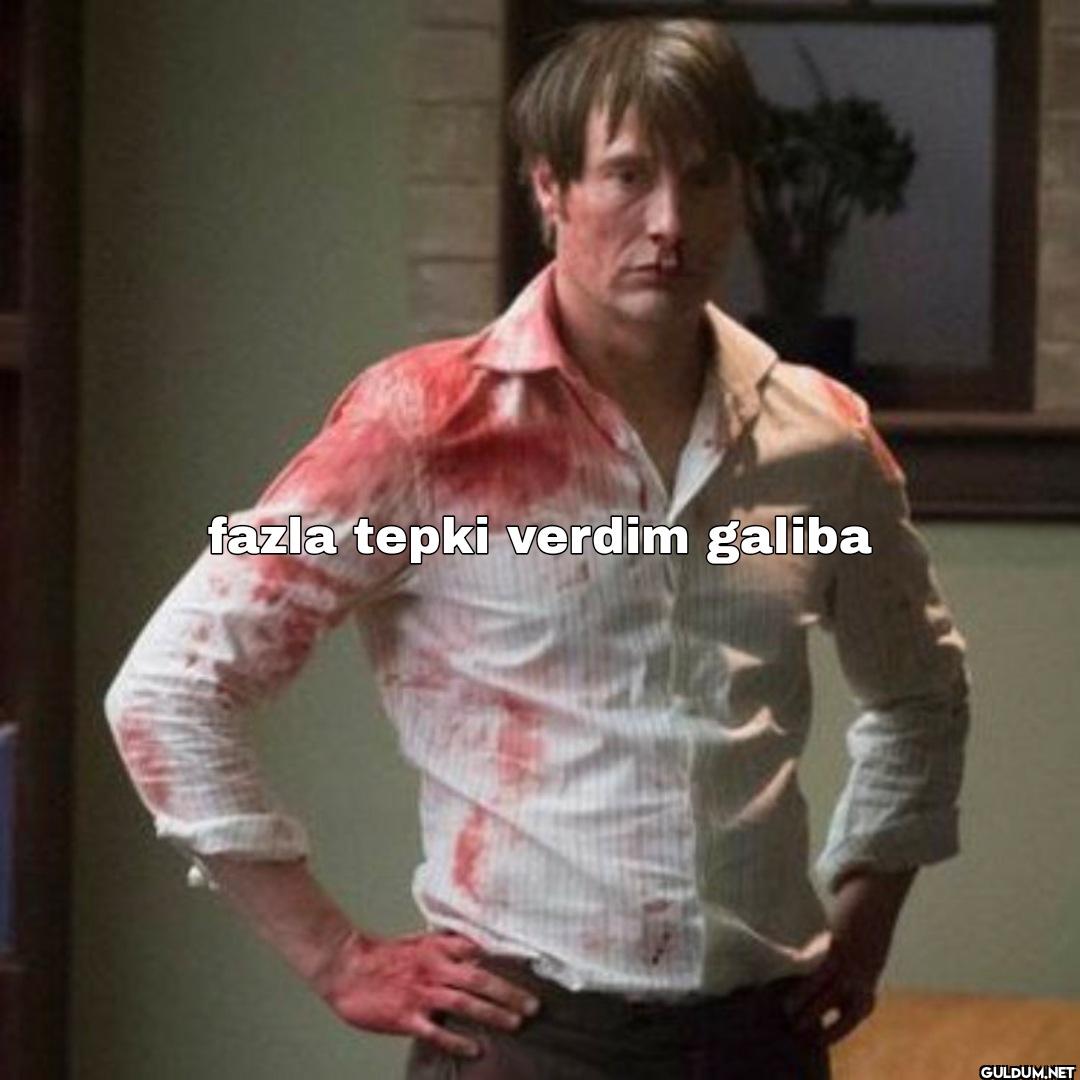 fazla tepki verdim galiba