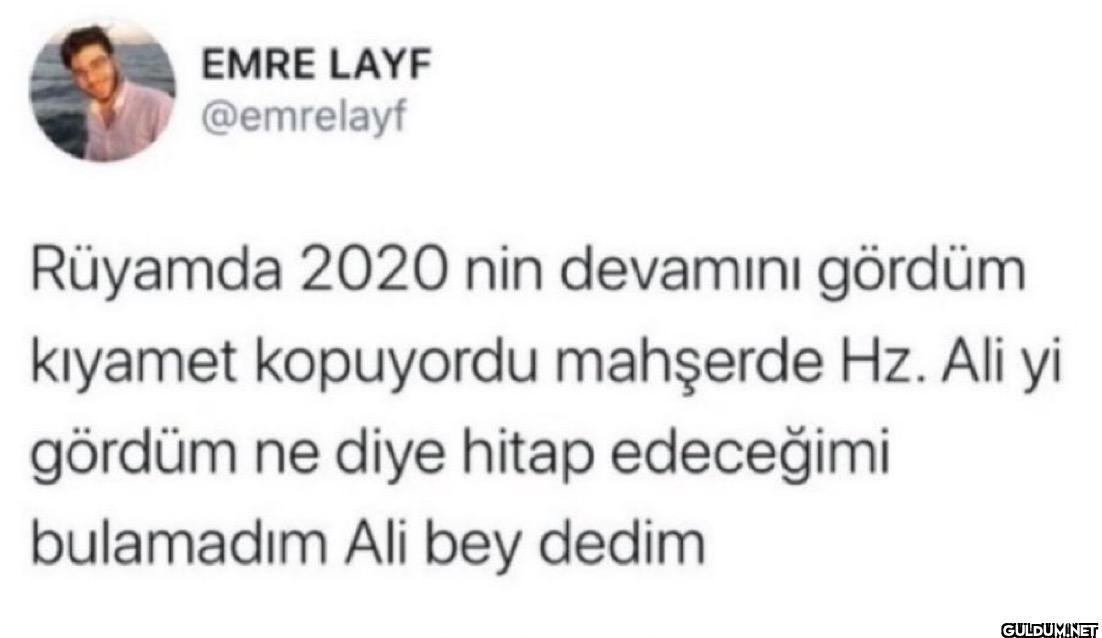 Rüyamda 2020 nin devamını...