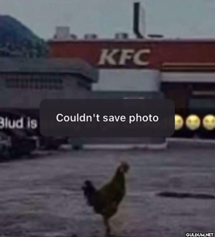 KFC Blud is Couldn't photo