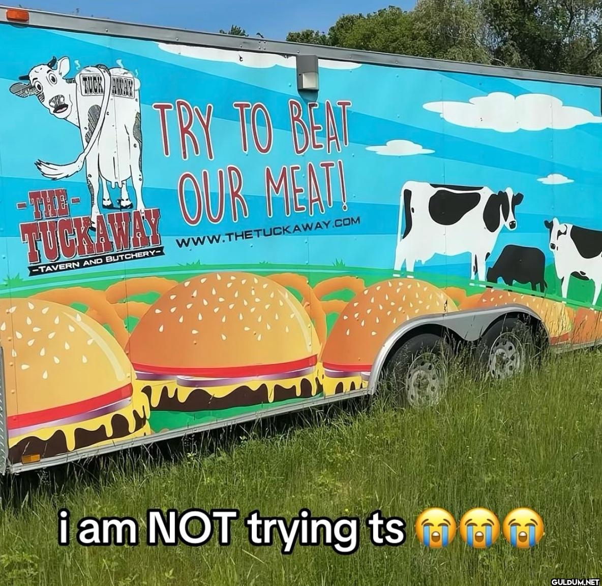 TRY TO BEAT THE OUR MEAT!...