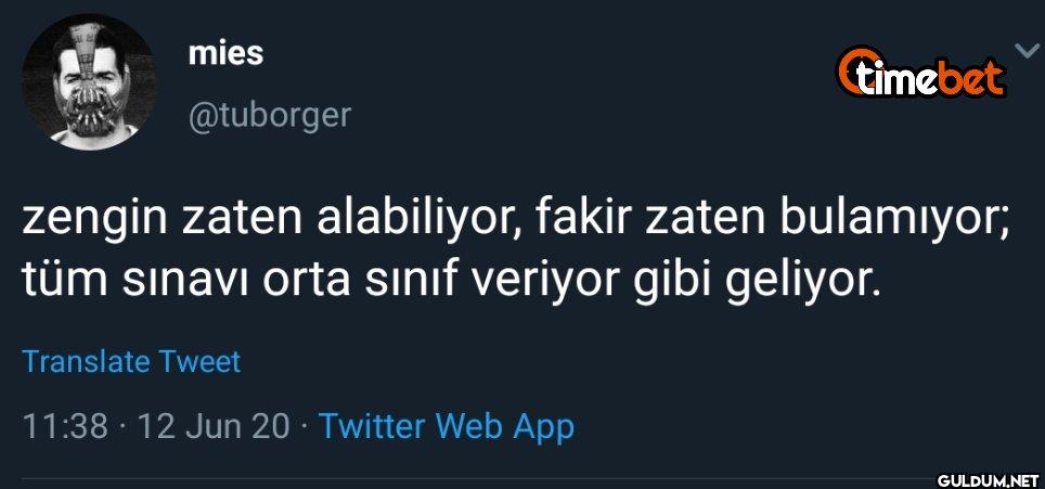 timebet zengin zaten...