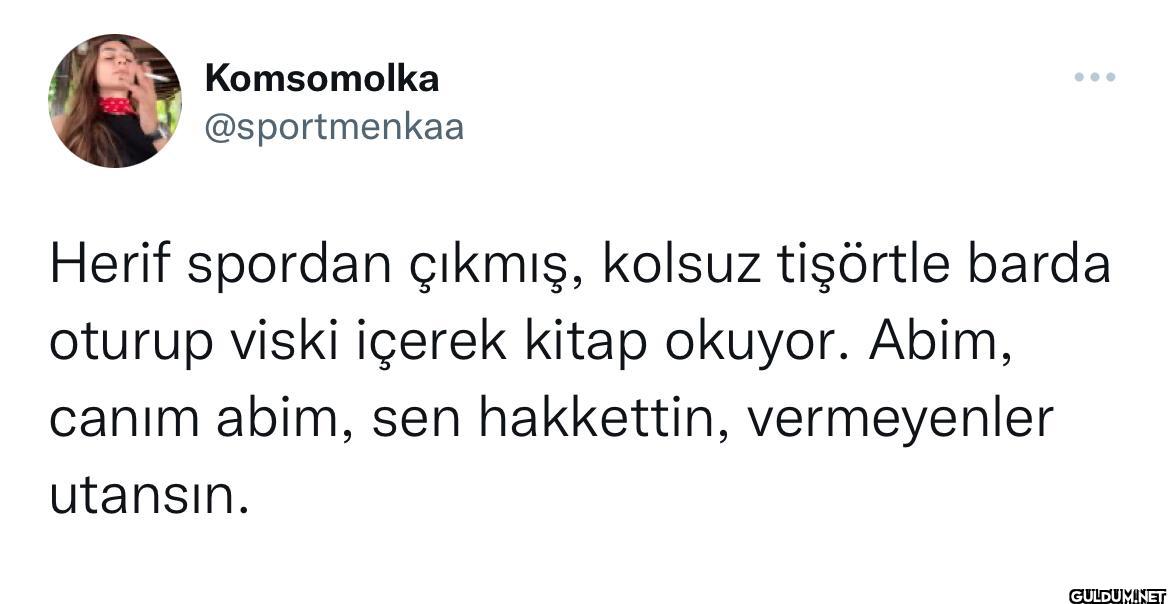 Herif spordan çıkmış,...